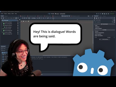 【Godot Devlog】 NPC Dialogue Box Setup (for my game)