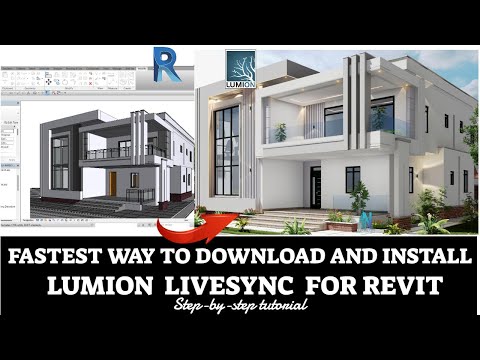 Lumion Livesync Tutorial -For Revit || Easiest Way to Download And Install Latest  lumion livesync!