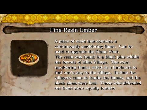 Sekiro Pine Resin Ember Location