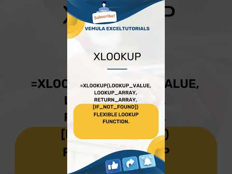 XLOOKUP formula Top 100 Excel formulas #msexcel #exceltutorials #exceltips #trending #excelformulas