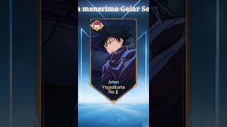 Penguasa Julian Yogyakarta No 1 #julianmlbb#buildjuliansekalicombomati#mlbb#mlb#jujutsukaisen#julian