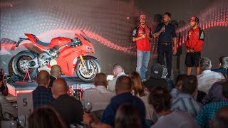 British GP - Ducati VIP dinner and Panigale V4 reveal