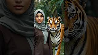 Zahra jalan- jalan dulu sama peliharaan zahra 🤗#ai #aiart #karakterai #aianimals #aicharacter