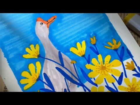 涂鸦画画｜马克笔ins风｜你今天涂鸦了嘛？