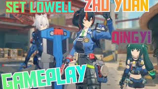 Seth Lowell,QingYi,Zhu Yuan Gameplay Zenless Zone Zero #zenlesszonezero #hoyoverse #sethlowell