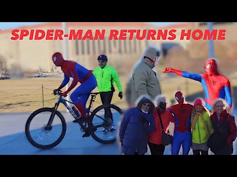 SPIDER MAN RETURNS HOME (PRANK)