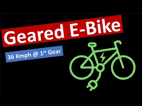 Building an E-Bike (36 Kmph in 1st Gear)