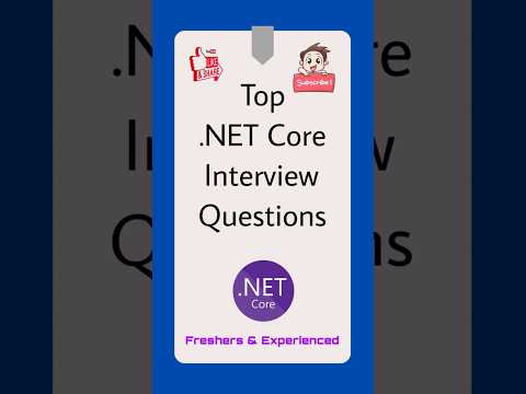 Top 10 .NET Core Interview Questions | Fresher & Experienced(0-3 years) #csharp #dotnet