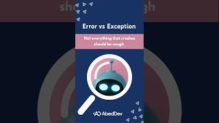 Error vs Exception in Dart — Stop Catching the Wrong One