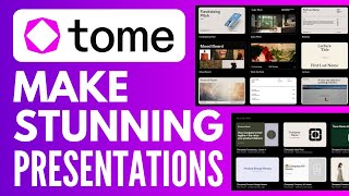 How to Use Tome.app - Tome AI Tutorial for Beginners (Make Stunning Presentations!)