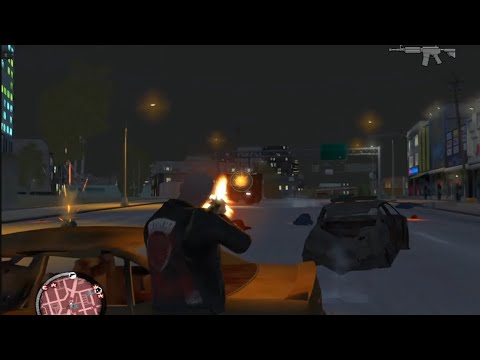 GTA 4 TLaD: LCPD Vs. Johnny (720p) East Island City (Dukes, Liberty City)