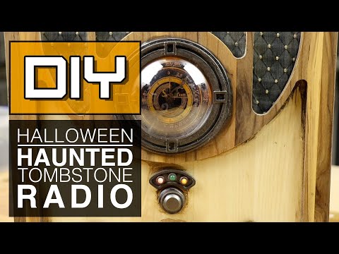 DIY - Halloween Haunted Tombstone Radio
