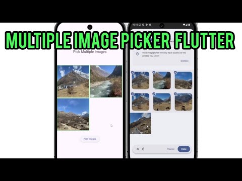 How to pick multiple images from gallery in Flutter? Multiple image Picker Flutter Tutorial