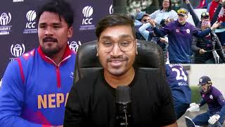 Nepal Karan Kc Batting Shocked Scotland & ICC , Best Player Of The Match Award Win By Karan KC