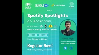 Spotify Spotlights on Blockchain | Day 4 |  Final Integration |  Web3 Bootcamp |  Live | In 4 Days🚀