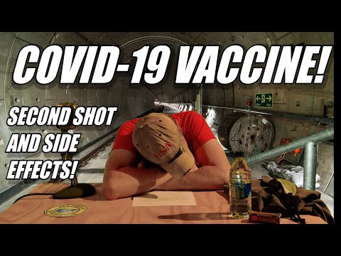 COVID-19 SECOND SHOT AND SIDE EFFECTS! - LAWRENCE RYAN - REBEL TUNNEL VLOG