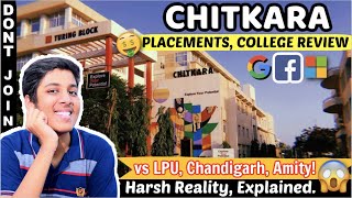 CHITKARA UNIVERSITY🔥| SECRETS REVEALED😱| Campus Tour |😍| College Review [2023]
