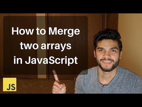 How to merge two arrays in JavaScript