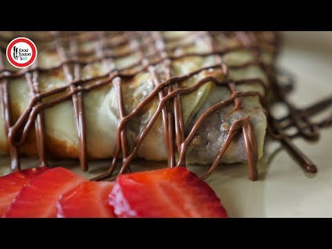 Nutella Crepes Recipe by Food Fusion Kids