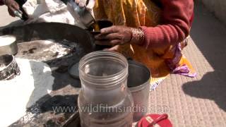 Preparing the Prasad for Goddess Ganga worship