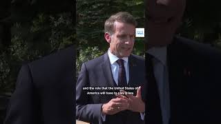 President Macron says US plays key role in de-escalating conflict between Israel and Iran