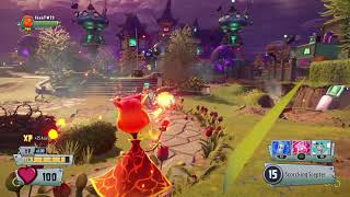 Plants vs Zombies GW2 FIRE ROSE Character