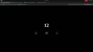My first React.js project a simple counter