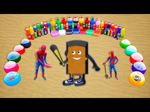 How to Make Tralalero Tralala and Tung Tung Tung Sahur with Orbeez, Big Pepsi, Coca Cola vs Mentos