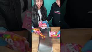 This is the best freeze dried candy 🍭🥶 #trendytreats #candymaking #sour