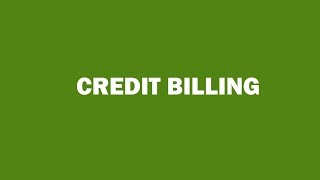 eLab - Configure Credit Billing & Generate Summary for Source With Credit