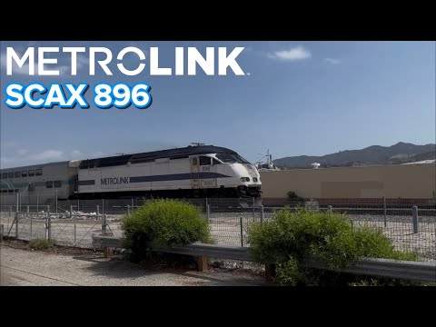 SCAX 896 Lead M1277 passing Sonora Ave at Glendale 6/21/25
