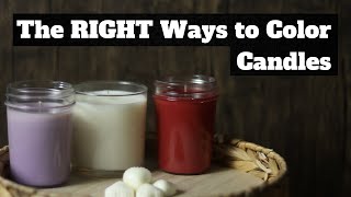 How to Color Your Candles And Wax Melts (Best Advice For Newbies) - Candle Making For Beginners