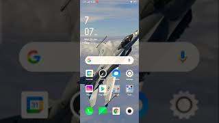 Oppo A11k settings of battery and real time network speed