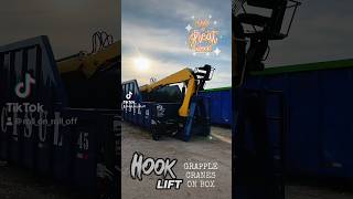 GRAPPLE ON BOX is a great tool for hooklift trucks #rolloff #box #grab #recycle #crane #hooklift