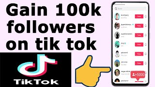 JINSI YA KUONGEZA TIKTOK FOLLOWERS 1000% Working (first method)