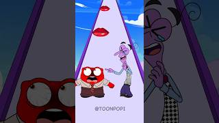 New Kiss Run Anger vs Fear Funny Epic Challenge! || Inside out 2
