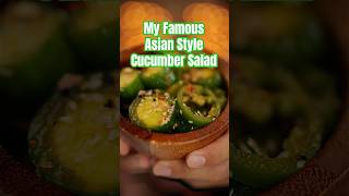 Asian Style Cucumber Salad #salad #vegetables #veganfood #tftibbq #easyrecipe #viralrecipe #food