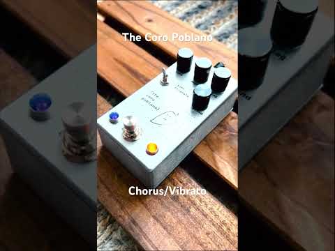 The Coro Poblano. Chorus/ Vibrato guitar pedal. #guitar #pedals #modulationpedal #music #pedalboard