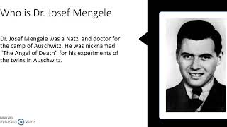 Intro Mengele Twins