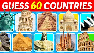 Guess the Country by its Monument 📍 | Guess the Landmark Quiz 🌎