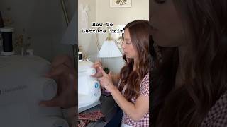 Lettuce Trim WITHOUT  a Serger! #sewing #sewingtutorial #sewingtips #howtosew #sewinghacks