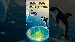 CoCo & DoCo in New World #ai #ytshort #cartoon #kids #ytshorts #aivideo #kidsvideo #newshorts #viral