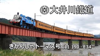 【大井川鐵道】きかんしゃトーマス号  C11 190・E34