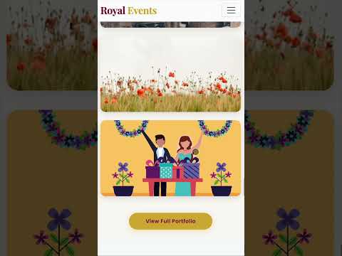 Website development service for a professional marriage event management company.