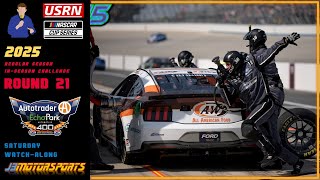 🔴 NASCAR Cup Series | 2025 | Round 21 | #AutotraderEchoPark400 | Saturday Watch-Along
