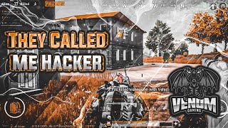 They Called Me Hacker After This In PUBG Mobile |FIRE X RONNY - Venom Gaming - Venom Ronny