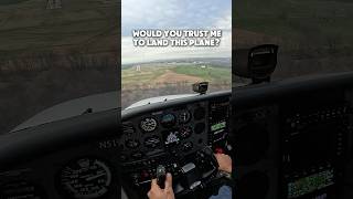 Would you trust me to land this ✈️? #studentpilot #pilot #aviation #landing #aircraft #fyp #sub