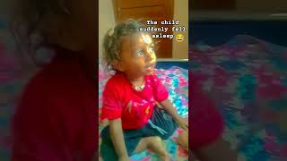 #cute 😍baby #the child  😂suddenly fell on bed 🥰 #dance #love #cutekids