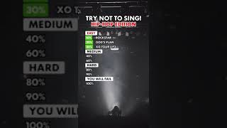 Try to not sing challenge