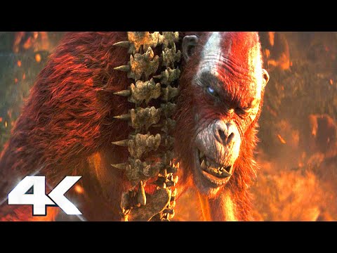 Kong Meets Skar King [Skull Island] | Godzilla x Kong: The New Empire (2024) Movie Clips